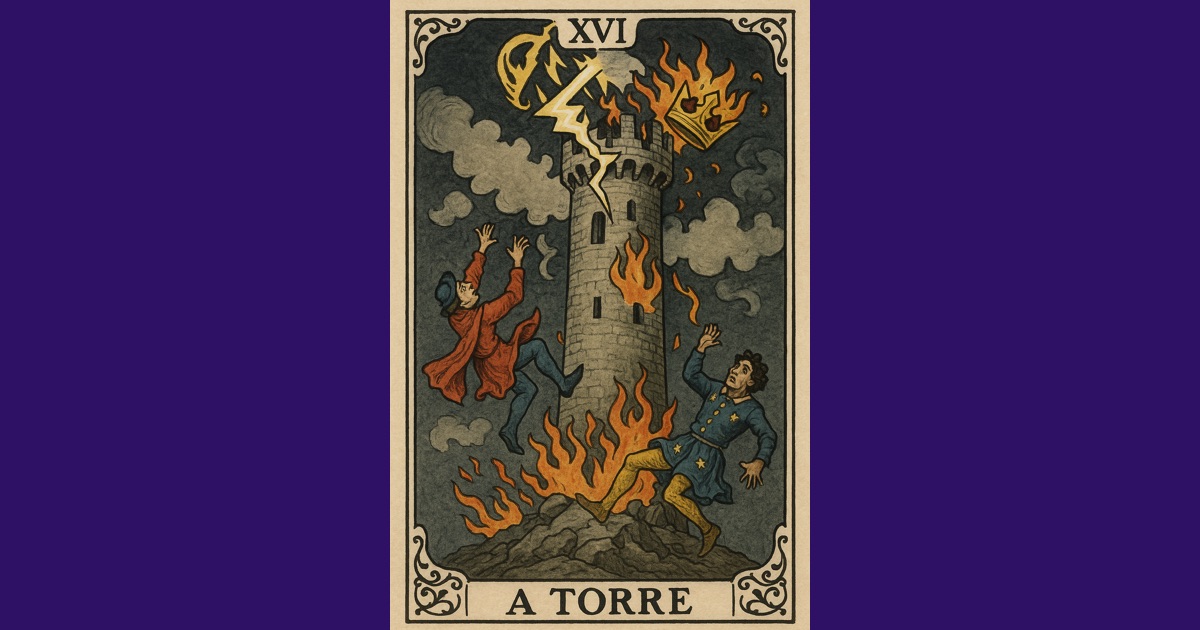 A Torre no Tarot: Significado da Carta da Ruptura Súbita