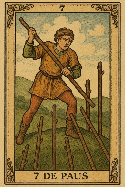 Carta de tarô 7 de Paus